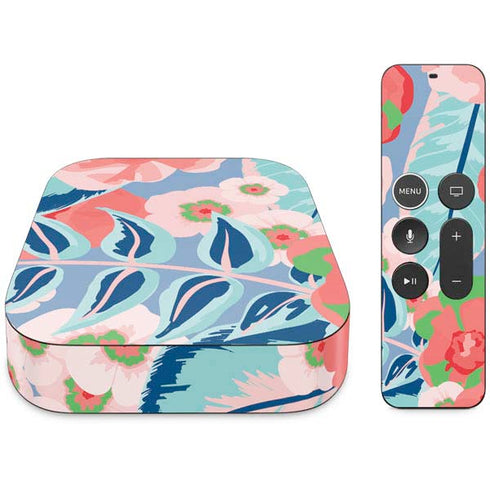 Pink Spring Flowers Apple TV Skin
